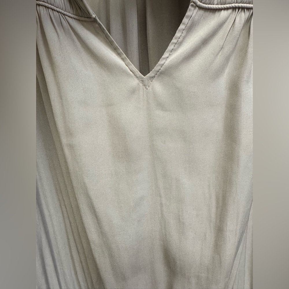 Ramy Brook NY Peplum Tank- Beige M - Picture 7 of 9